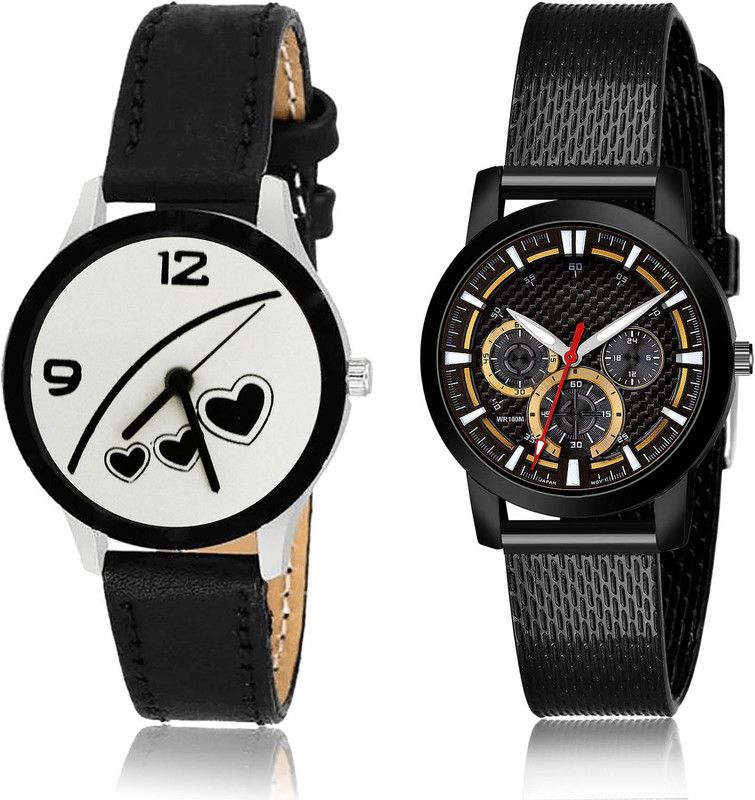 Analog Watch - For Girls Contemporary Collegian 2 Watch Combo For Women And Girls - G342-(72-L-10)