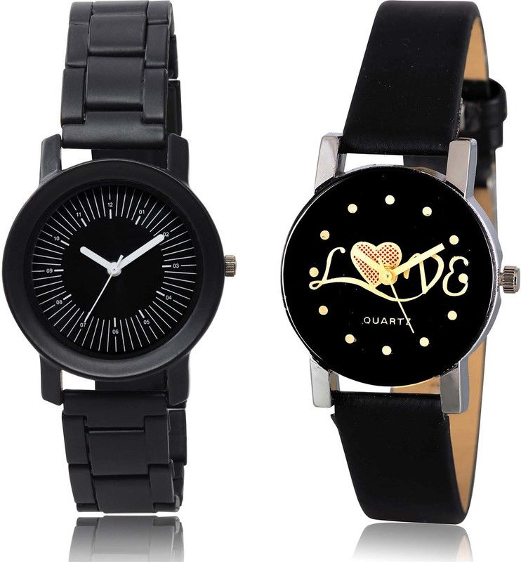combo watch Analog Watch - For Women Classical Royal Love Valentine Couple And Love Valentine Combo Watch For Girls And Women - GO154-G390