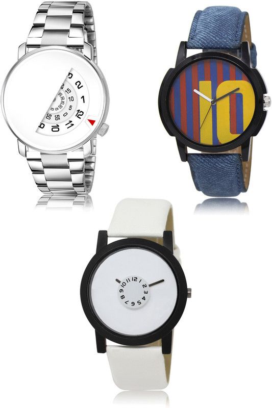 New latest Designer Combo of 3 Analog Watch - For Men 106-10-26