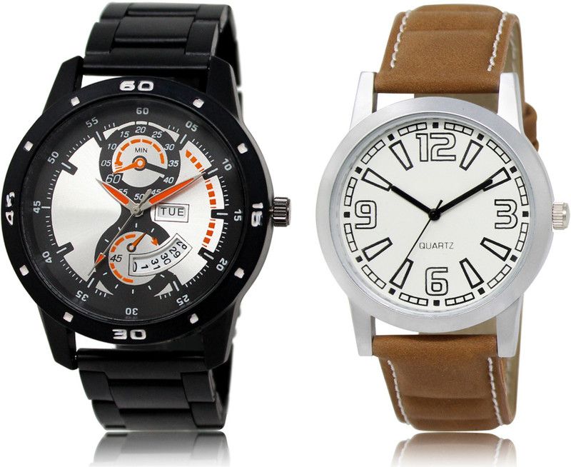 New Latest Designer Combo of 2 Analog Watch - For Men LR107-LR15