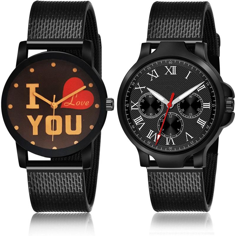 Analog Watch - For Men Classical High Quality 2 Watch Combo For Boys And Men - BRM13-(73-S-10)
