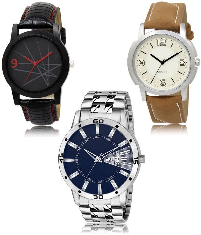 New latest Designer Combo of 3 Analog Watch - For Men LR-08-16-102