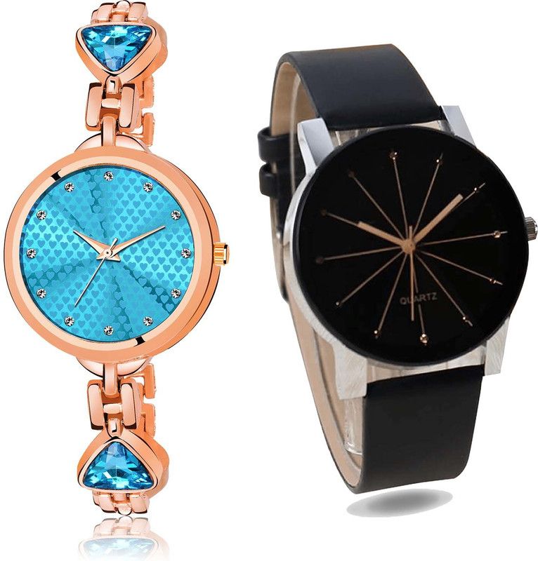 combo watch Analog Watch - For Girls Treading Rich Bangle Chain Combo Watch For Girls And Women - GL281-G174