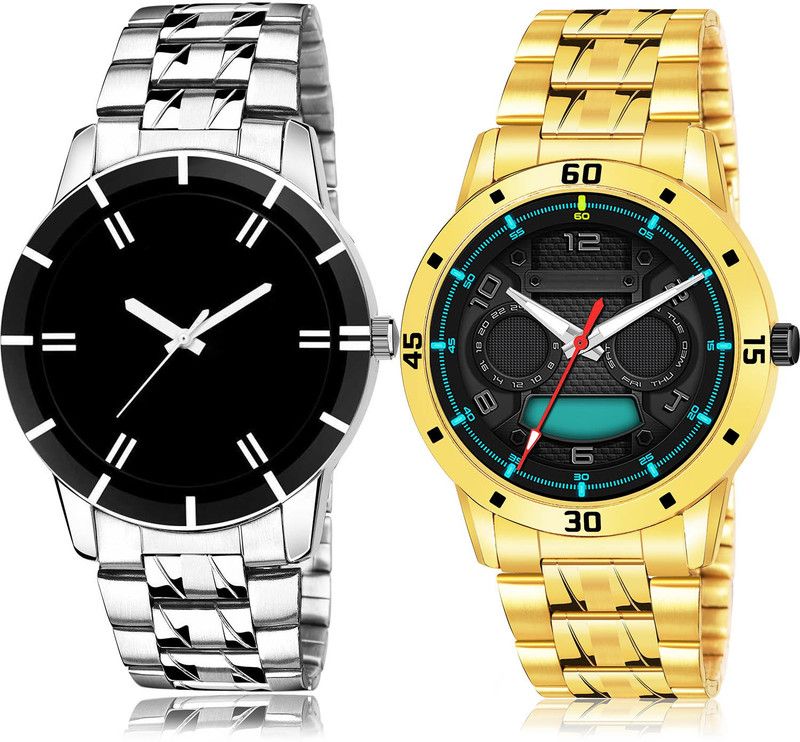 Analog Watch - For Men Modish Technology 2 Watch Combo For Boys And Men - BCPL1-(58-S-21)