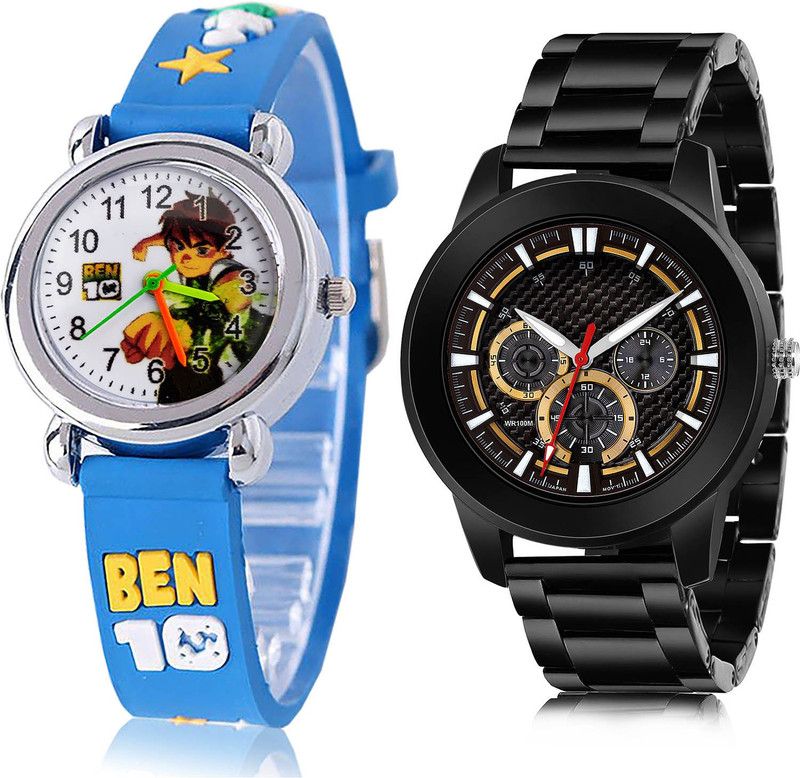 Analog Watch - For Men Treading Traditional 2 Watch Combo For Boys And Men - BK101-(72-S-20)
