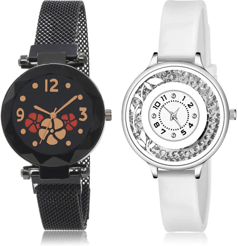 Analog Watch - For Women Latest Diwali 2 Watch Combo For Women And Girls - G652-G90