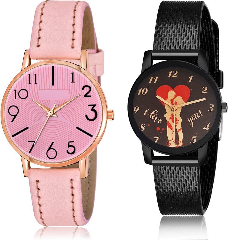 Analog Watch - For Girls Modern Quartz 2 Watch Combo For Women And Girls - GW57-G523