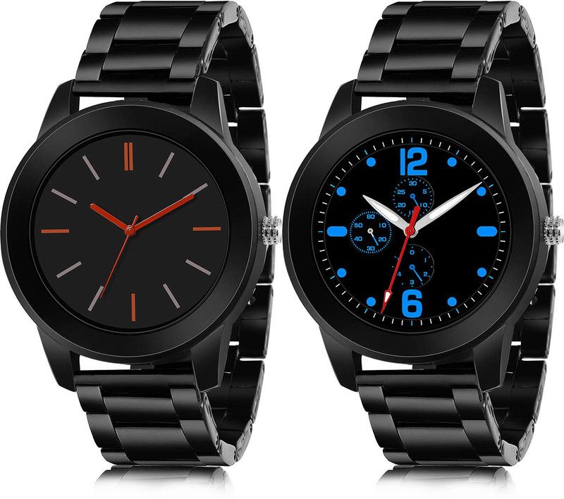 Analog Watch - For Men Treading Wrist 2 Watch Combo For Boys And Men - B978-(68-S-20)