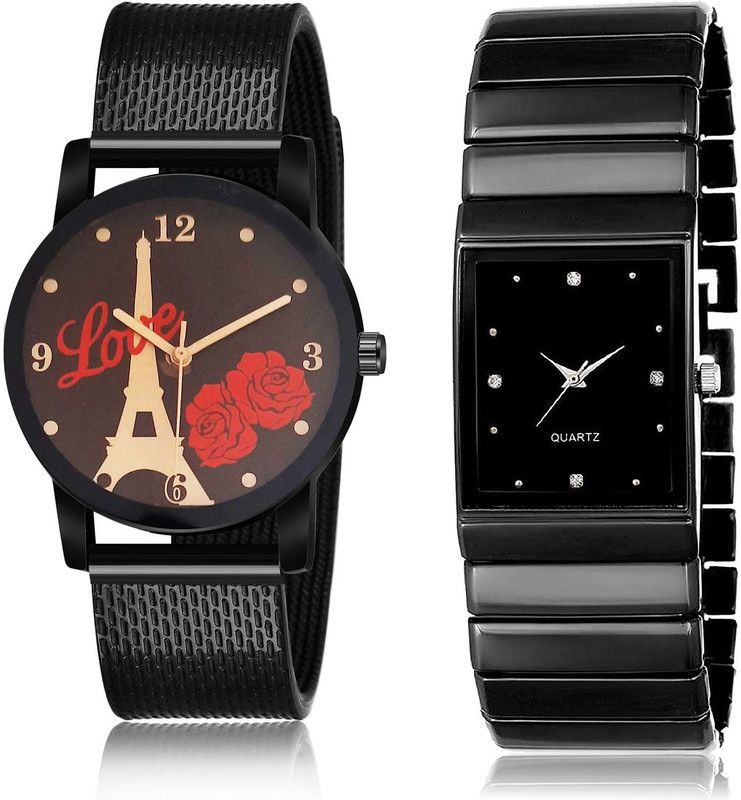 combo watch Analog Watch - For Men Contemporary Gift I Love You 2 Watch Combo For Boys And men - BRM11-B125