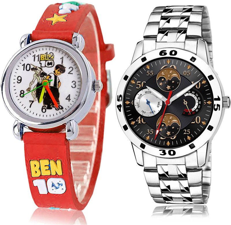 Analog Watch - For Boys Modish Technology 2 Watch Combo For Boys And Men - BK120-(49-S-19)