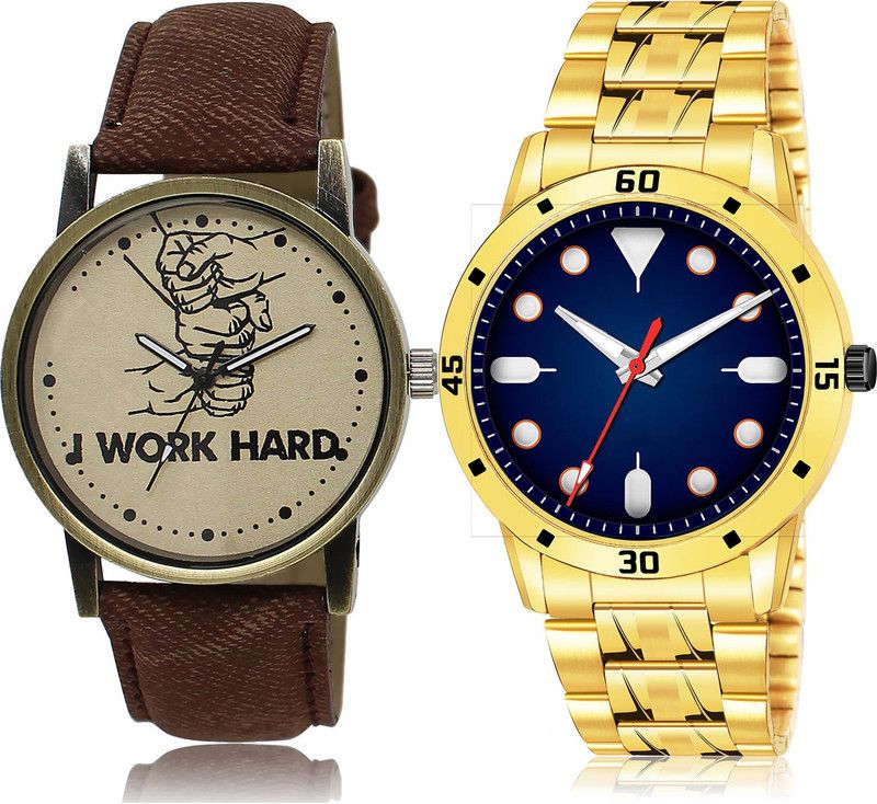 Analog Watch - For Men Best Formal 2 Watch Combo For Boys And Men - BL46.29-(65-S-21)