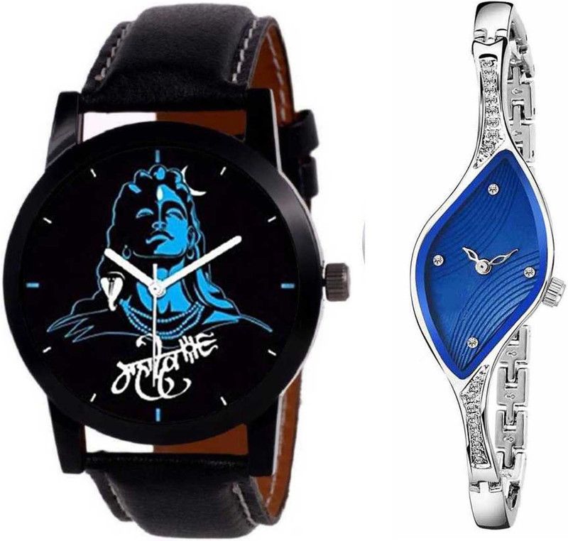 BLUE PRI. BLC B. & & RAGA BLUE Analog Watch - For Men & Women NILKANTH MAHADEV COMBO WATCH FOR MEN AND WOMEN