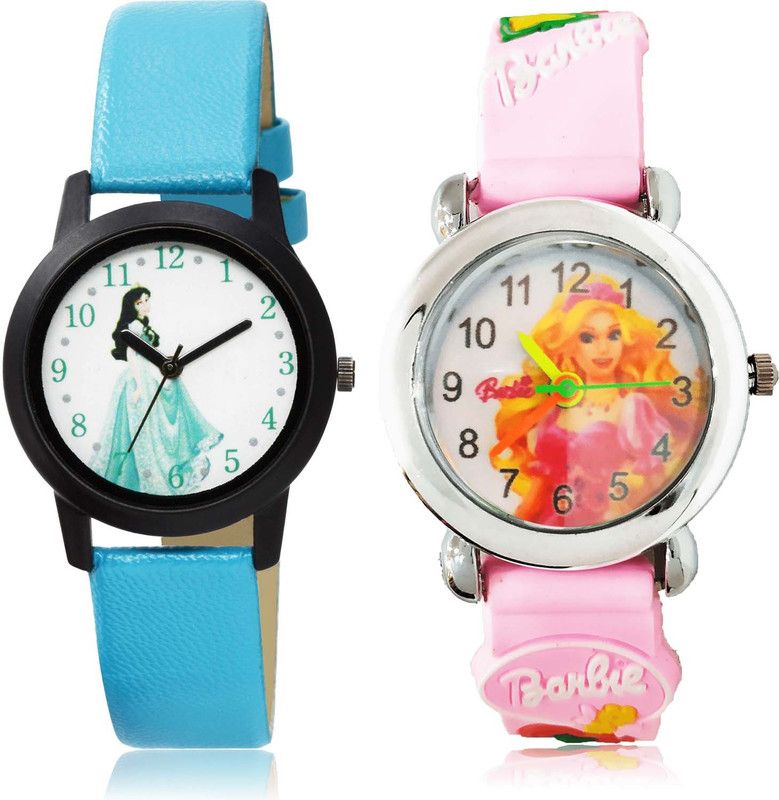combo watch Analog Watch - For Girls Treading Quartz Doll Kids And Doll Combo Watch For Girls And Women - GO134-G320