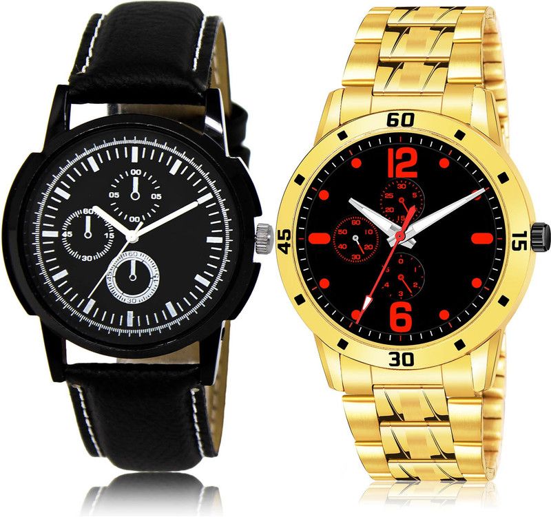 Analog Watch - For Men Contemporary Diwali 2 Watch Combo For Boys And Men - BL46.13-(69-S-21)