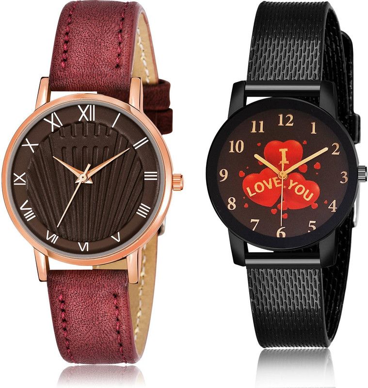 Analog Watch - For Women Treading Fancy 2 Watch Combo For Women And Girls - GW49-G536