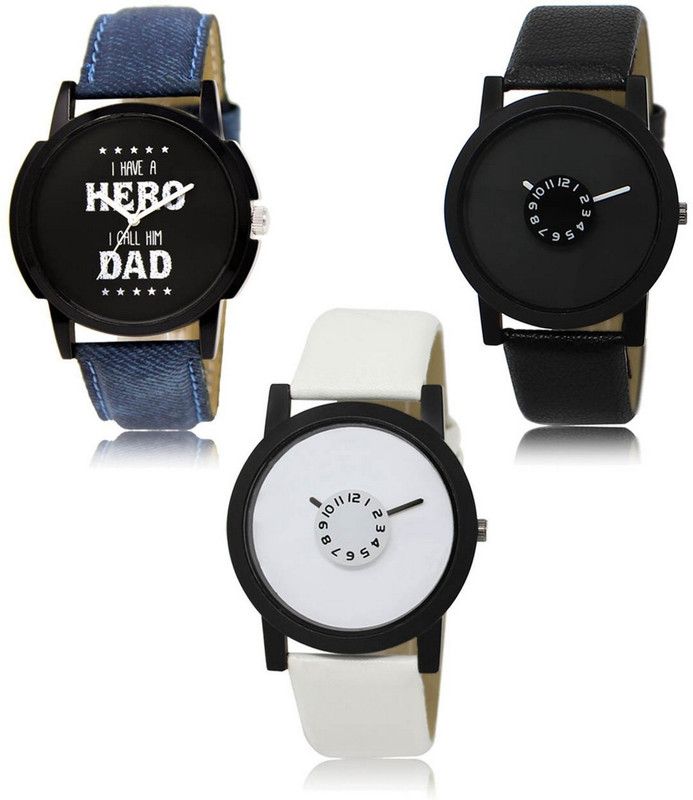 New latest Designer Combo of 3 Analog Watch - For Men LR-07-25-26