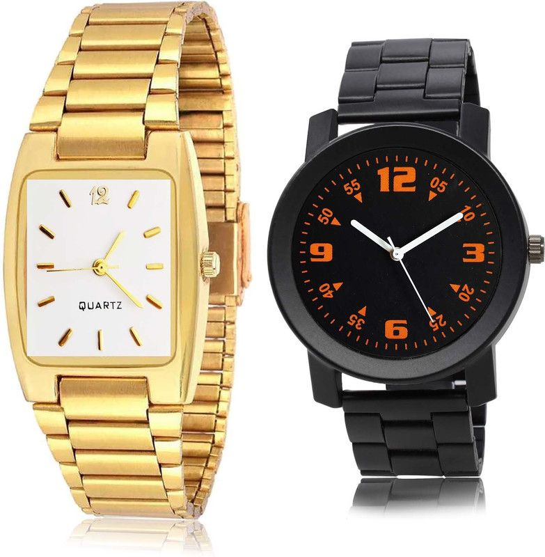 combo watch Analog Watch - For Men Treading Italian Designer Chain And Chain Watch Combo Watch For Boys And Men - BRM5-B863