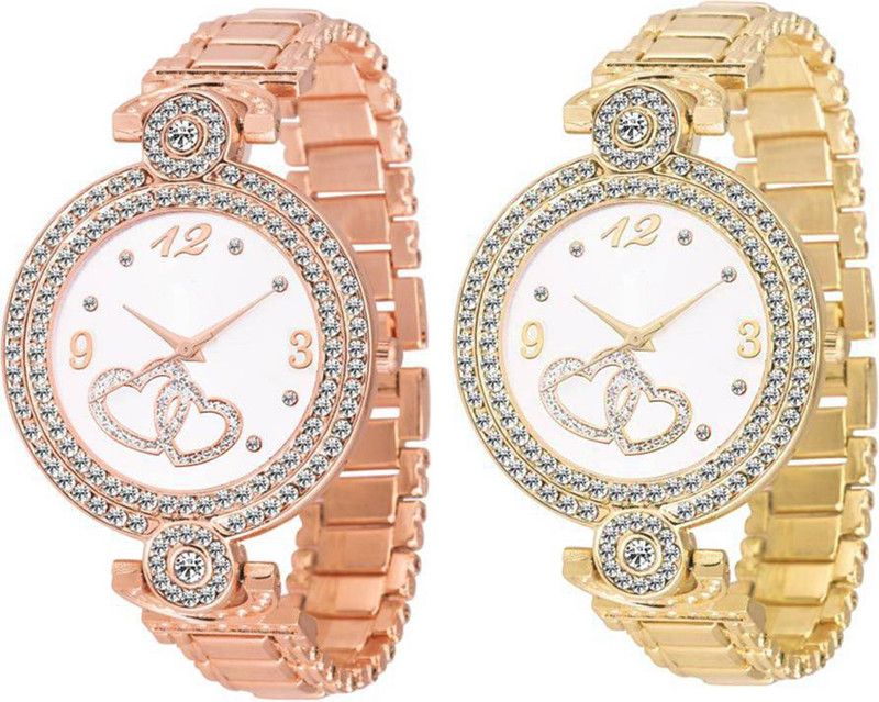 Analog Watch - For Girls New Diamond Studded Part-Wedding Adition BB-07173