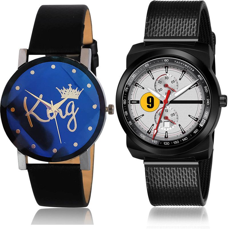 Analog Watch - For Men Brand New 3D Design 2 Watch Combo For Boys And Men - BC29-(55-S-10)