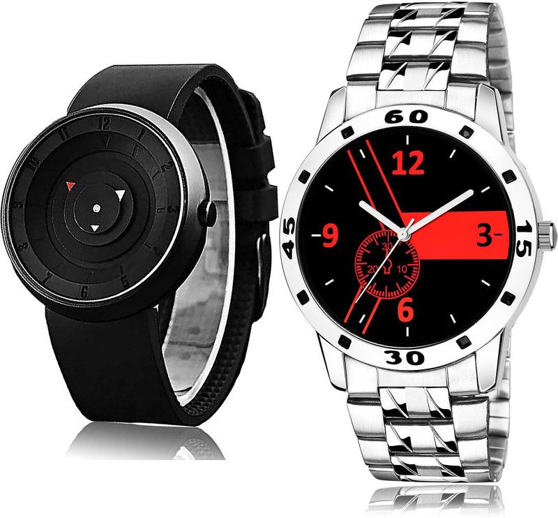 combo watch Analog Watch - For Boys & Girls Brand New High Quality Speedometer And Chain Watch Combo Watch For Boys And Men - BC1-B689
