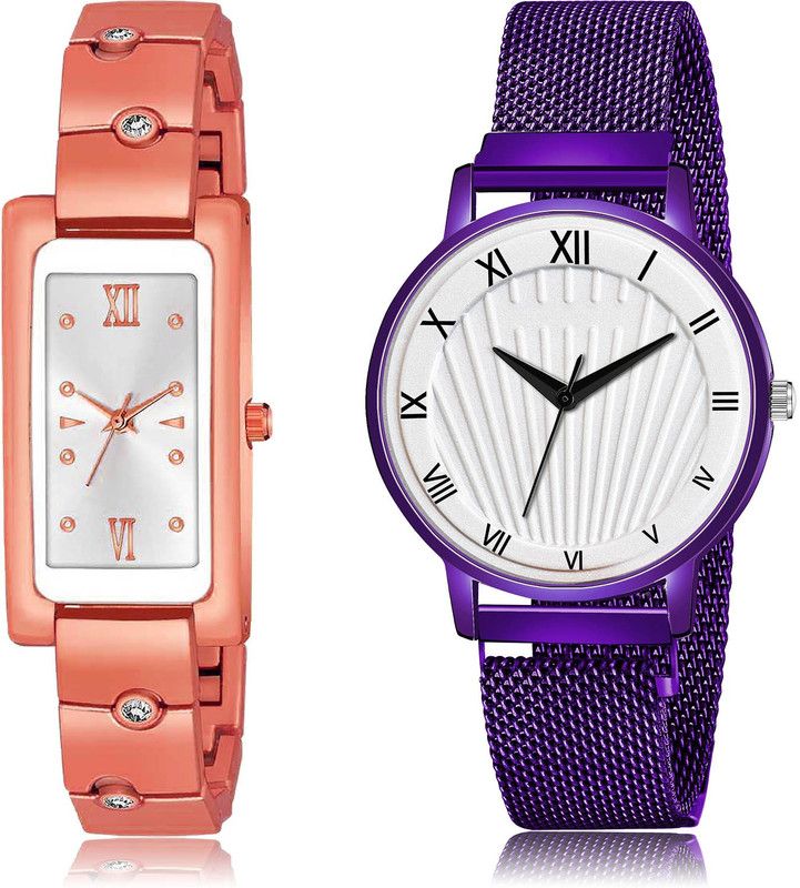 Analog Watch - For Women Contemporary Valentine 2 Watch Combo For Women And Girls - G656-G516