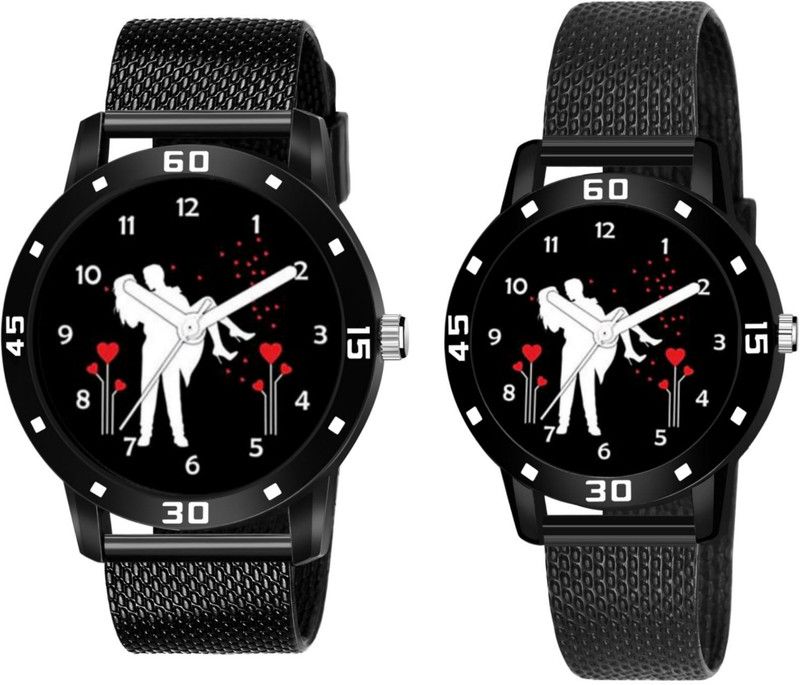 New Arrival Stylish Combo of Watches for Couple Analog Watch - For Couple Couple Combo Watches for Men and Women