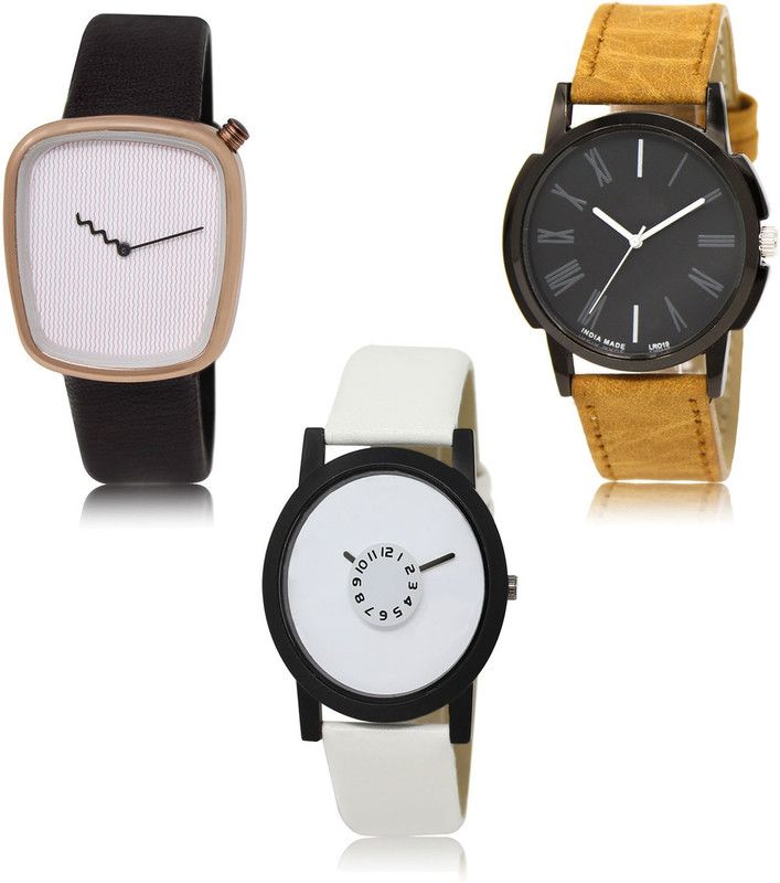 New latest Designer Combo of 3 Analog Watch - For Men LR41-LR19-LR26