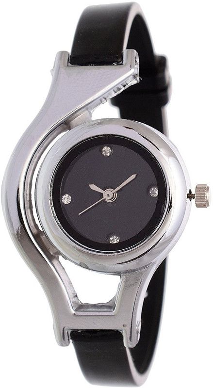 Analog Watch - For Girls New Slim Round WC-Black Analogue