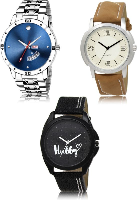 New latest Designer Combo of 3 Analog Watch - For Men 105-16-31