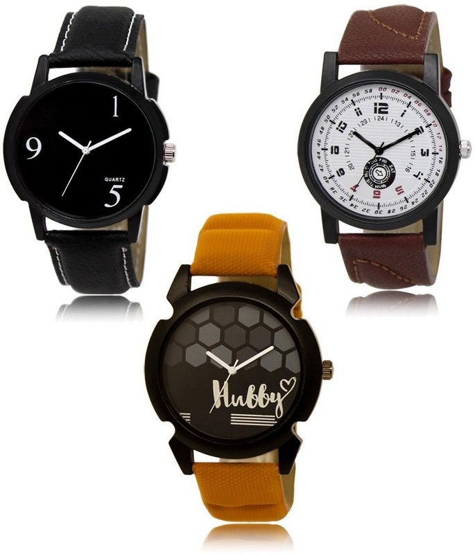 New latest Designer Combo of 3 Analog Watch - For Men LR-06-11-32
