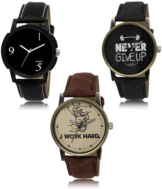 New latest Designer Combo of 3 Analog Watch - For Men LR-06-27-29