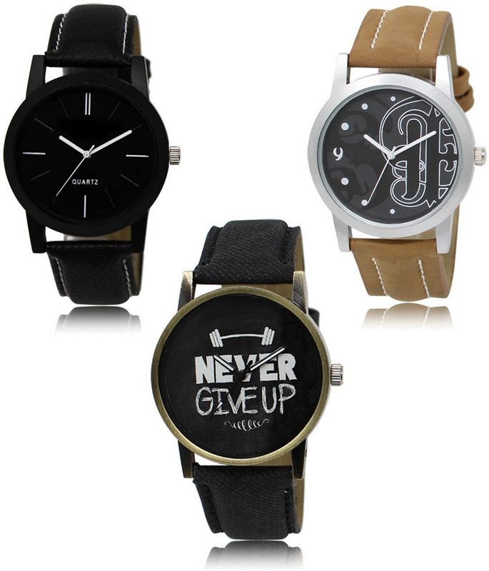 New latest Designer Combo of 3 Analog Watch - For Men LR-05-14-27