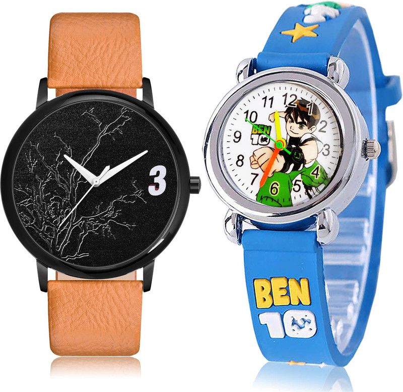 Analog Watch - For Boys Brand New Branded 2 Watch Combo For Boys And Men - BM26-BK95