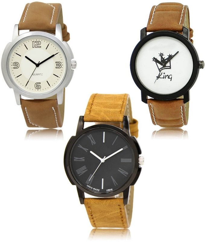 New latest Designer Combo of 3 Analog Watch - For Men LR-16-18-19