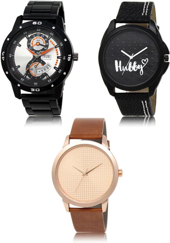 New latest Designer Combo of 3 Analog Watch - For Men LR107-LR31-LR34