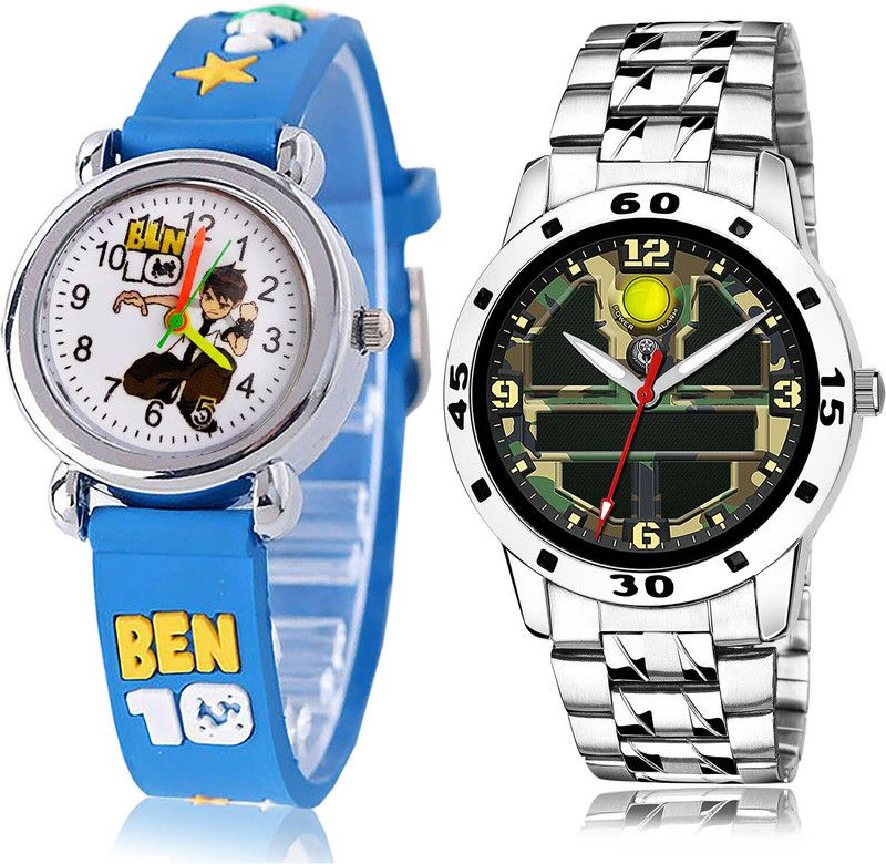 Analog Watch - For Boys Modish Valentine 2 Watch Combo For Boys And Men - BK98-(34-S-19)