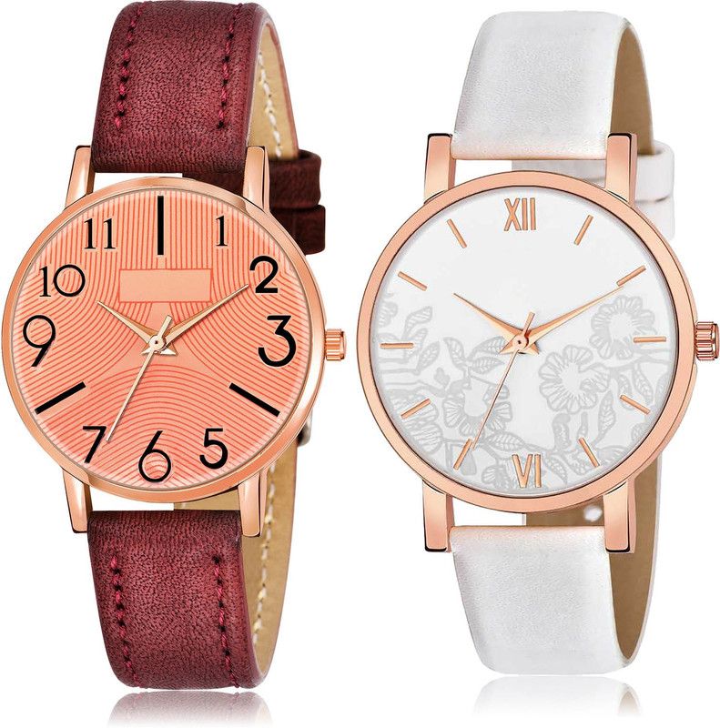 Analog Watch - For Women Classical Designer 2 Watch Combo For Women And Girls - GW53-G543