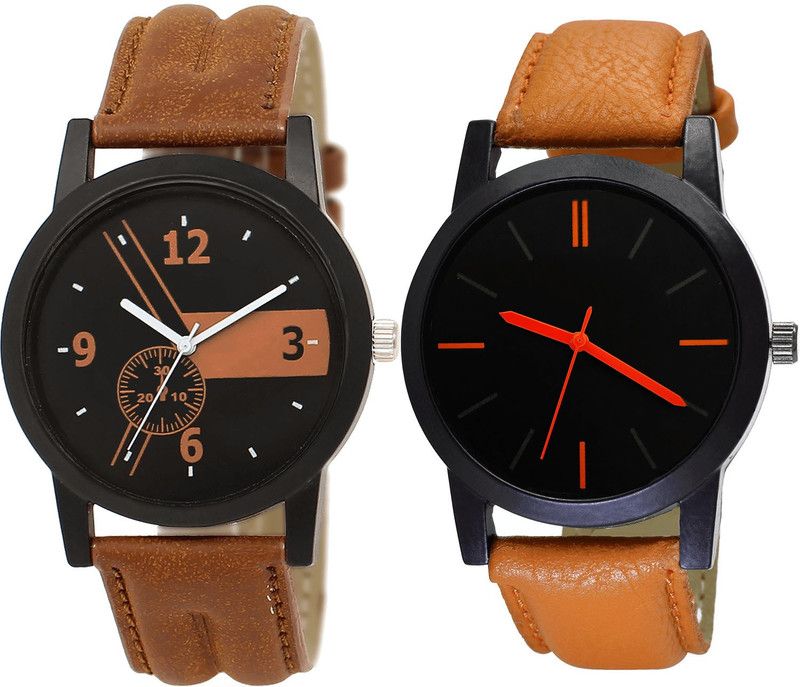 combo watch Analog Watch - For Girls Best Italian Designer Analogue Brown Color Boys And Men Watch - BL46.1-B112 (Combo Of 2 )