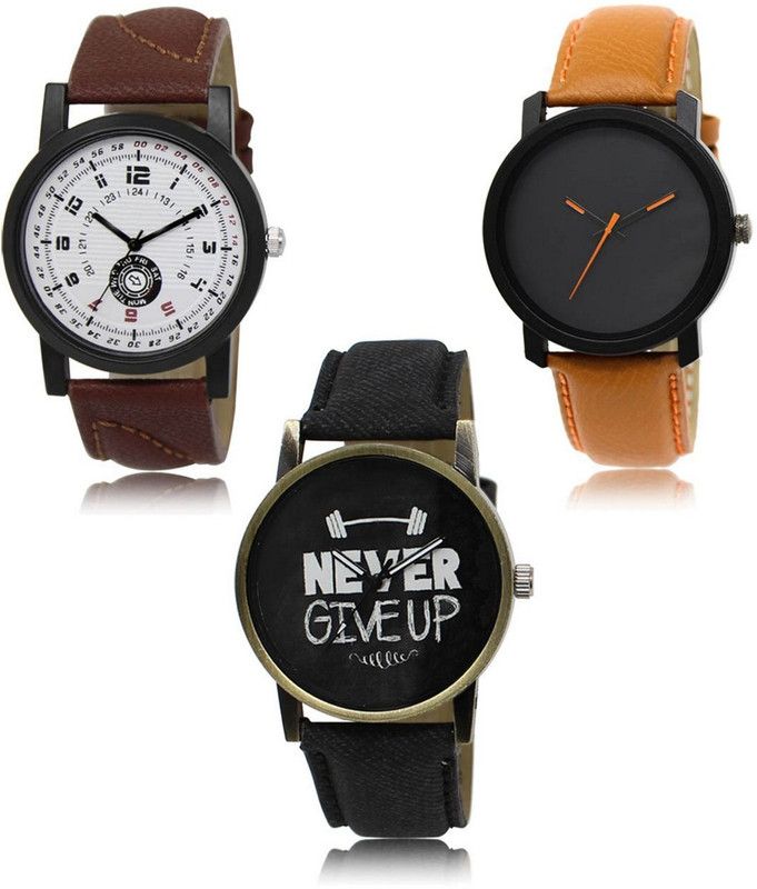 New latest Designer Combo of 3 Analog Watch - For Men LR-11-20-27