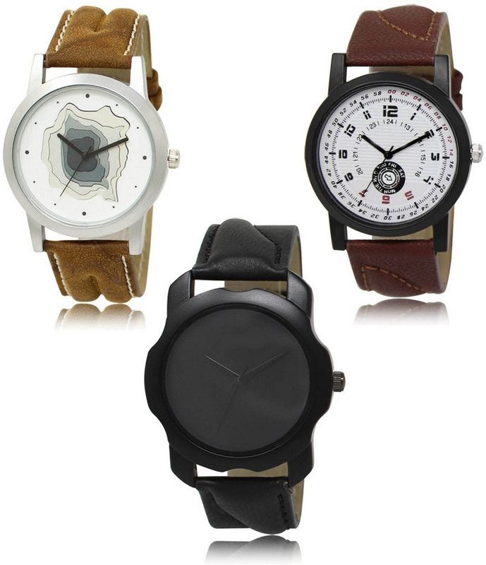 New latest Designer Combo of 3 Analog Watch - For Men LR-09-11-22