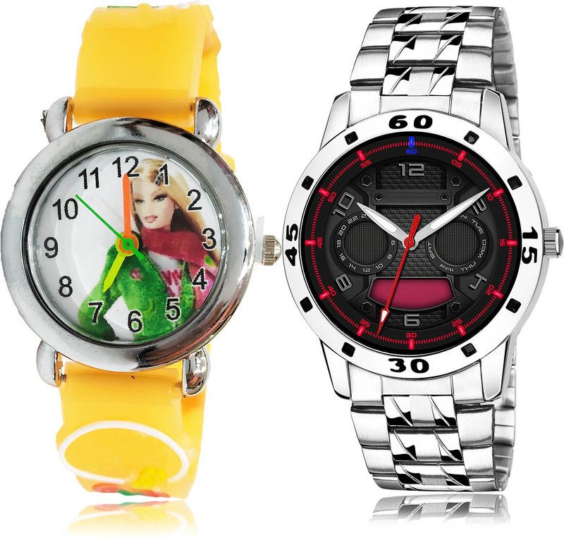 Analog Watch - For Boys Best Model 2 Watch Combo For Boys And Men - BK27-(59-S-19)
