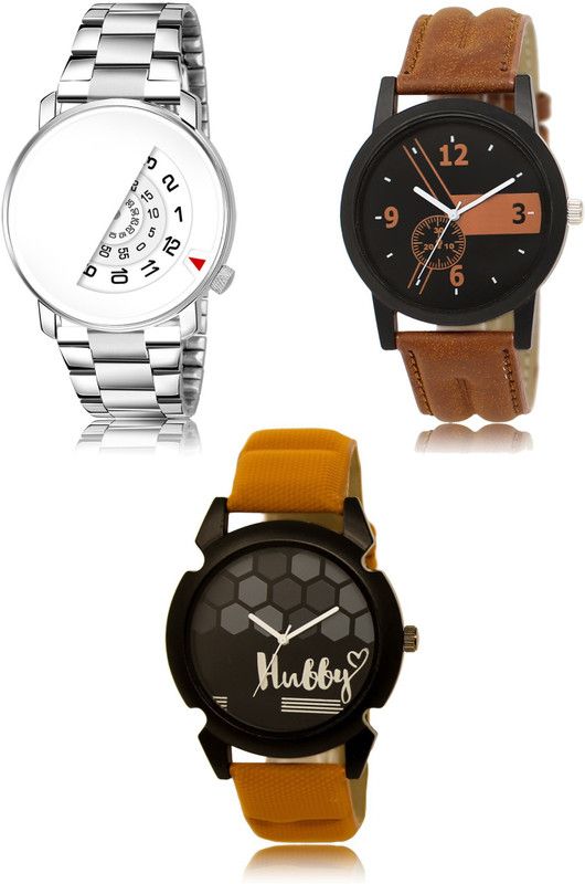 New latest Designer Combo of 3 Analog Watch - For Men 106-01-32