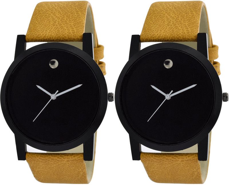 combo watch Analog Watch - For Girls Latest Present Analogue Brown Color Boys And Men Watch - B59-B59 (Combo Of 2 )