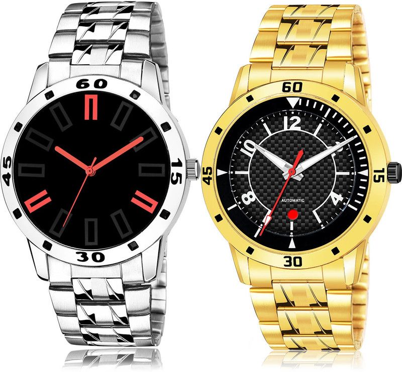 Analog Watch - For Men Best Formal 2 Watch Combo For Boys And Men - B892-(66-S-21)