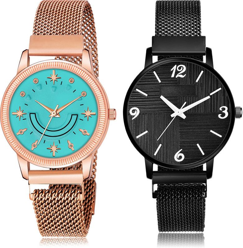 Analog Watch - For Women New Fashionable 2 Watch Combo For Women And Girls - GW69-GM225