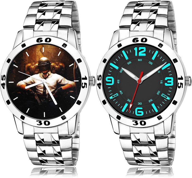 Analog Watch - For Men Best Model 2 Watch Combo For Boys And Men - B451-(46-S-19)