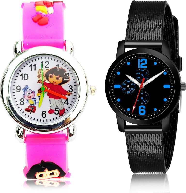 Analog Watch - For Women Contemporary Royal 2 Watch Combo For Women And Girls - GC192-(68-L-10)