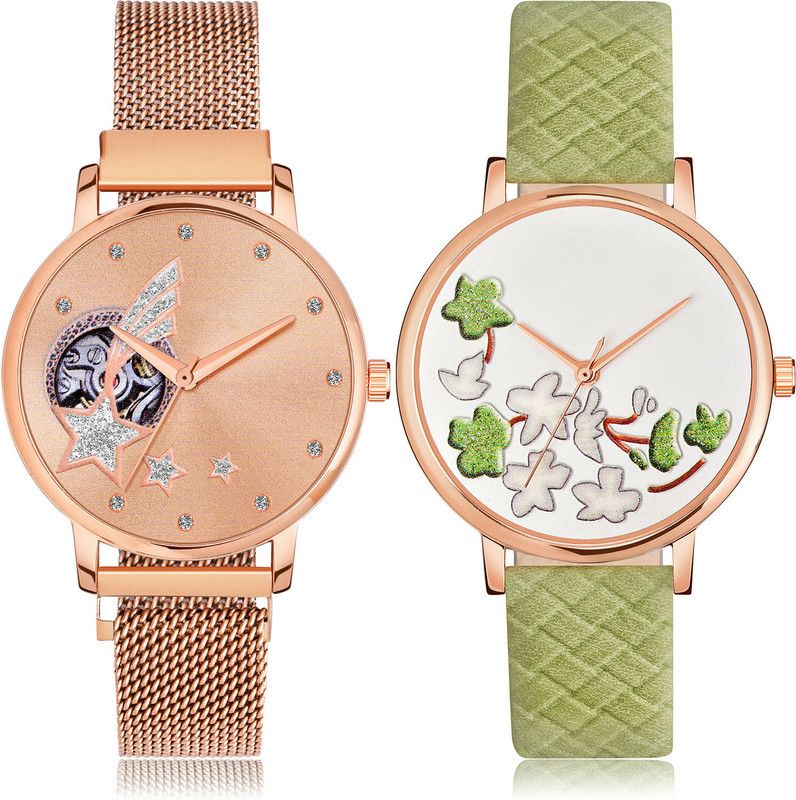 Analog Watch - For Women Modish Technology 2 Watch Combo For Women And Girls - GM241-GM501