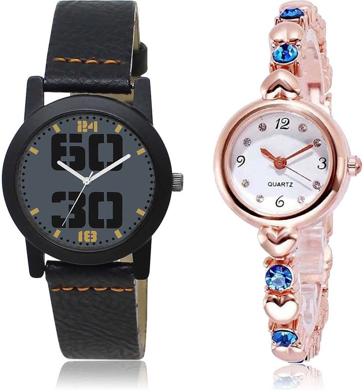 combo watch Analog Watch - For Girls New Heart Wife And Stone Combo Watch For Girls And Women - GL251-G457