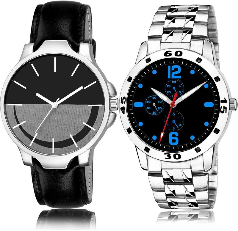 Analog Watch - For Men Modern Fashionable 2 Watch Combo For Boys And Men - B111-(68-S-19)